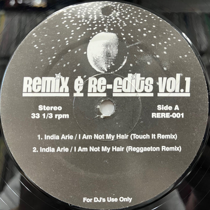 V.A. (INDIA ARIE,YUMMY BINGHAM) / Remix & Re-Edits Vol.1 (RERE-001, 12inch)