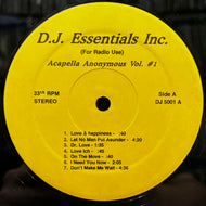 V.A. (FIRST CHOICE,EMOTIONS, TRAMAINE JOCELYN BROWN) / Acapella Anonymous VOL. #1 (DJ 5001, LP)