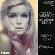 YVETTE MIMIEUX & USTAD ALI AKBAR KHAN / Baudelaire’s Flowers Of Evil (Les Fleurs Du Mal) (SFX-7648, LP)