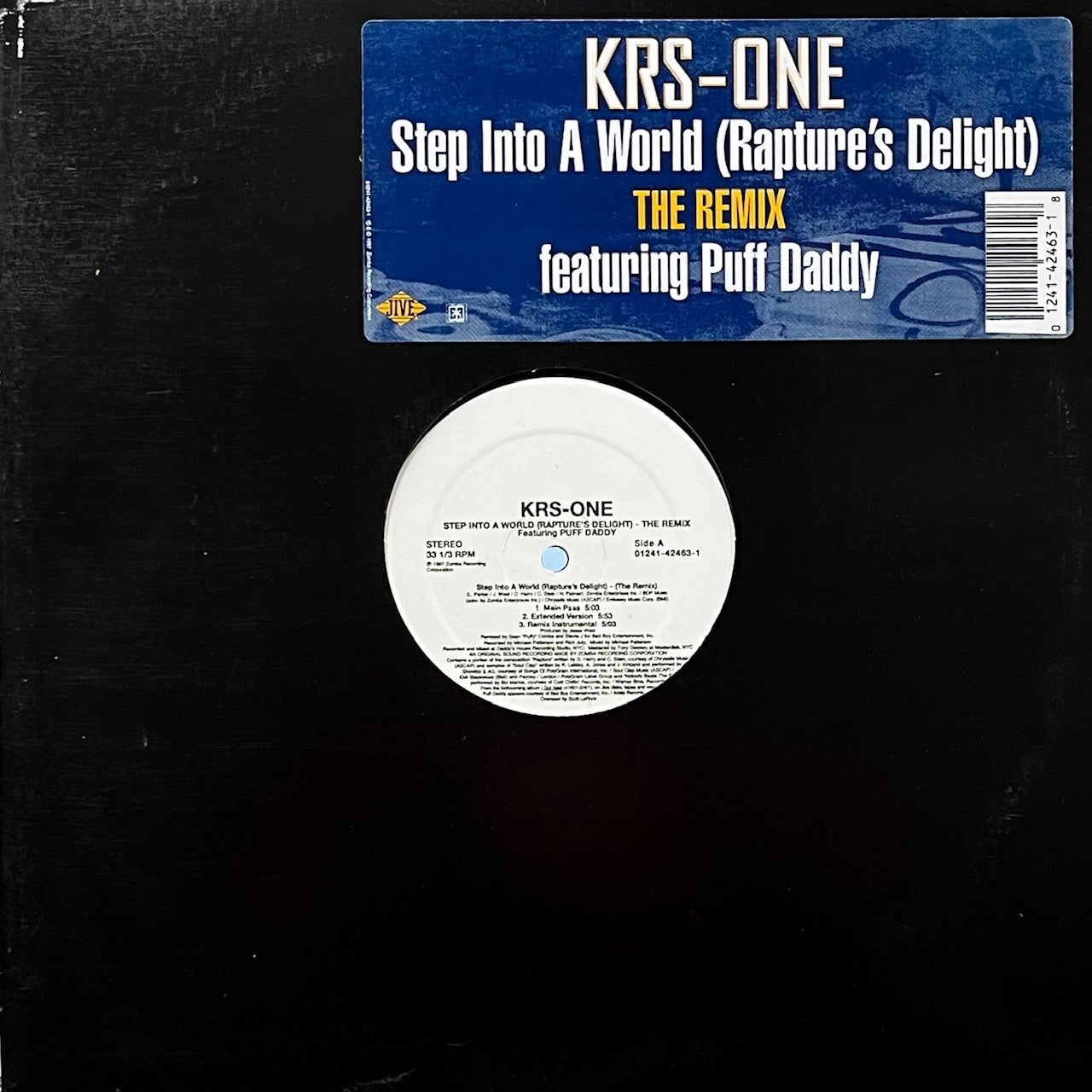 KRS-ONE / Step Into A World (Rapture's Delight) (The Remix