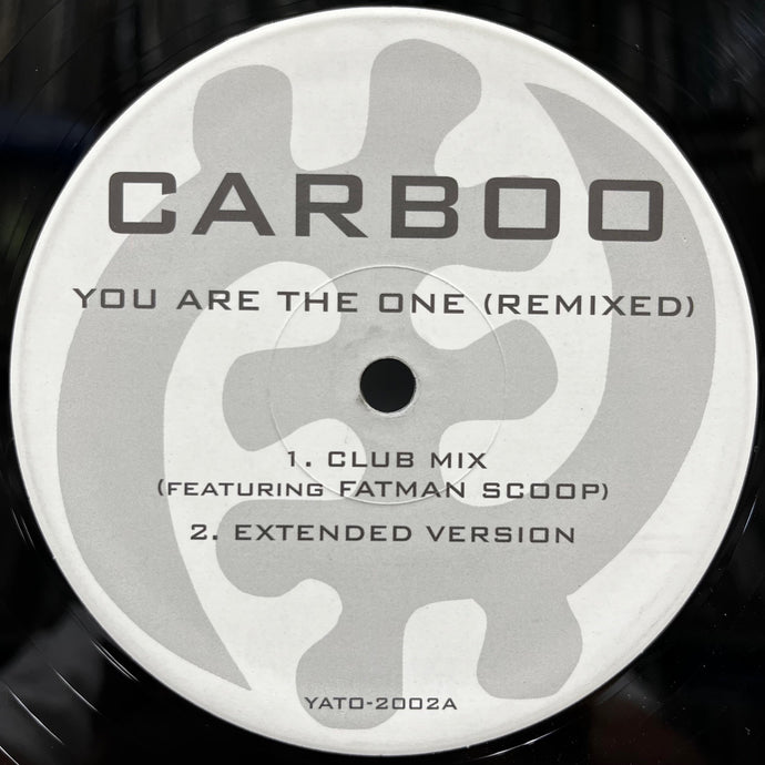 洋楽 CARBOO - YOU ARE THE ONE CARBOO / You Are The One (Remix) (YATO-2002, 12inch) – TICRO MARKET