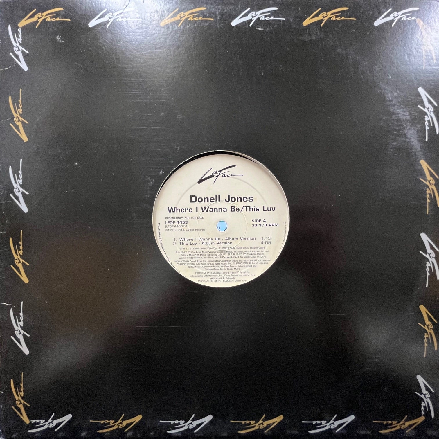 DONELL JONES / Where I Wanna Be / This Luv (LFDP-4458, 12inch