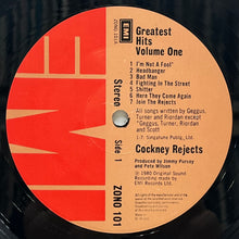 画像をギャラリービューアに読み込む, COCKNEY REJECTS / Greatest Hits Vol. 1 (EMI – ZONO 101, LP)
