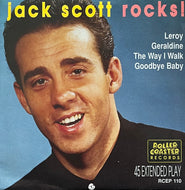 JACK SCOTT / Jack Scott Rocks! (Rollercoaster Records – RCEP 110, 7inch)