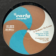 AFRO JAZZ PIONEERS / A Tribute To Letta (Early– EARLY 02, 12inch)