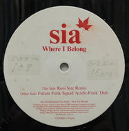 SIA / Where I Belong (Go! Beat – 12 GOB 61, 12inch) Promo