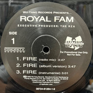 ROYAL FAM / Fire (08724-81264-1-9, 12inch)