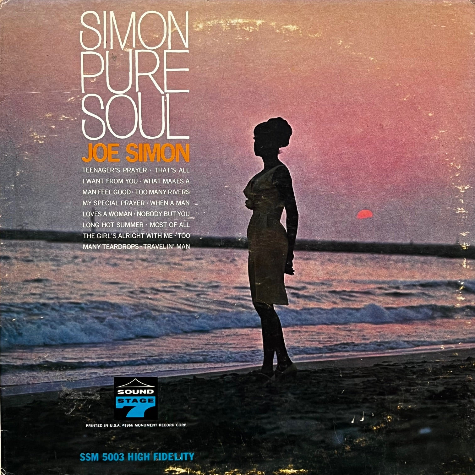 JOE SIMON / Simon Pure Soul (SSS-15003, LP) – TICRO MARKET
