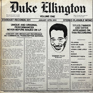 DUKE ELLINGTON / Volume One, January - April 1952 (201, LP)