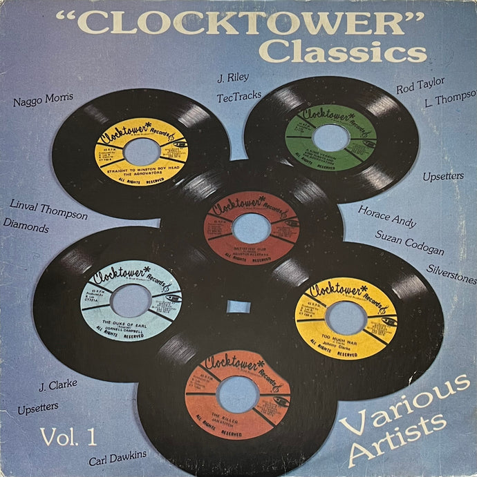 V.A. (Linval Thompson, Horace Andy) / Clocktower Classics Vol. 1 (Clocktower, CT-8801, LP)