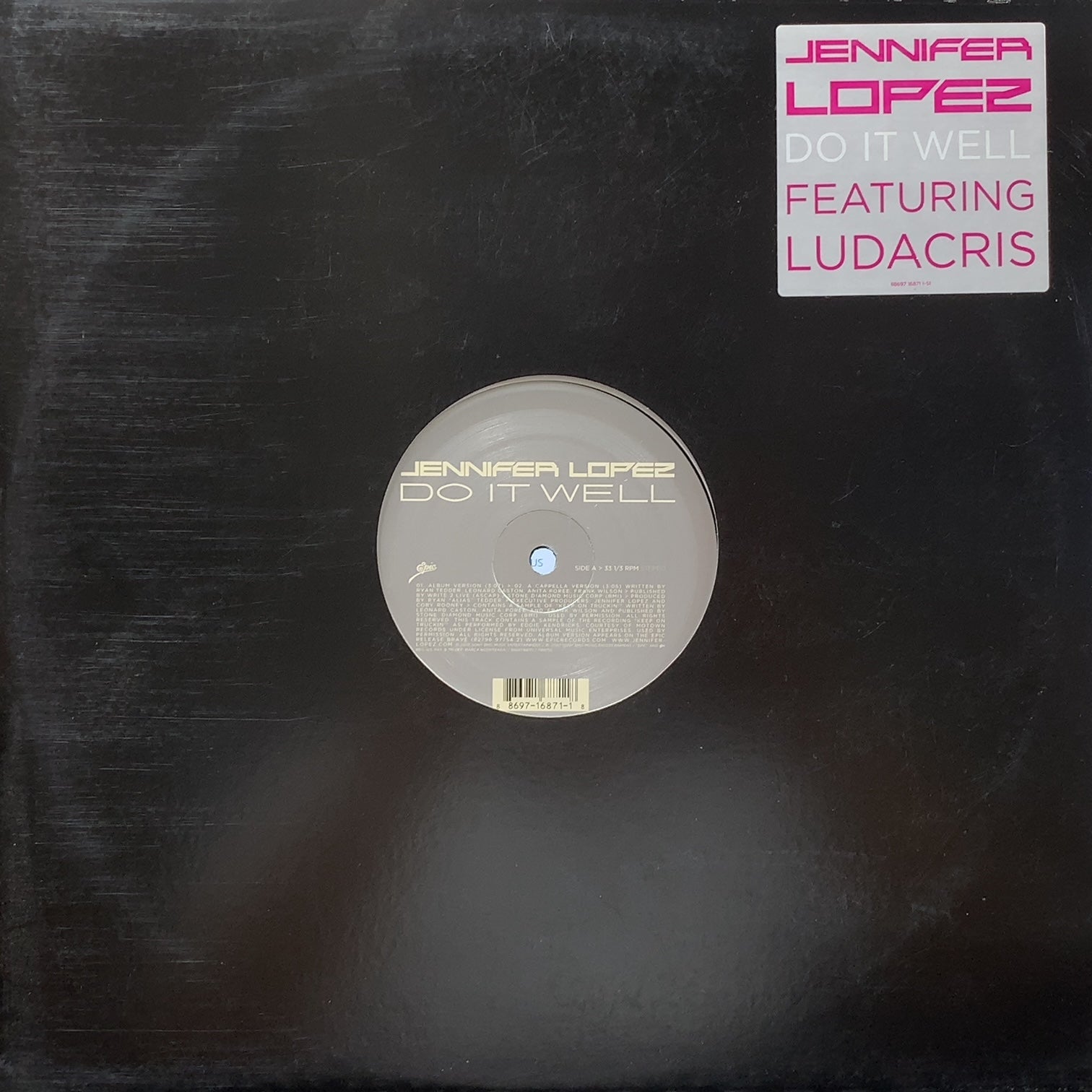 JENNIFER LOPEZ / Do It Well (88697168711, 12inch) – TICRO MARKET