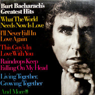 BURT BACHARACH / Burt Bacharach's Greatest Hits LP