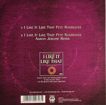 画像をギャラリービューアに読み込む, PETE RODRIGUEZ / I Like It Like That (Aaron Jerome Remix)  Mr Bongo – MRB 7059, 7inch
