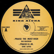 Ras Mac Bean - Empress Shema / Praise The Most High / Lion Of Judah (King Alpha, KA1002, 10inch)