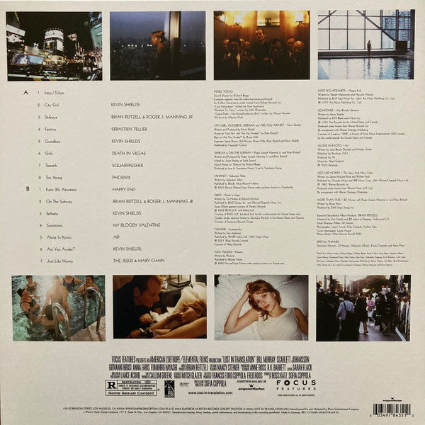 O.S.T. (Phoenix, My Bloody Valentine)/ Lost In Translation LP