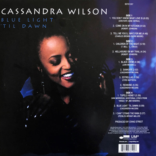CASSANDRA WILSON / Blue Light 'Til Dawn ( Blue Note, 180g, 2LP 