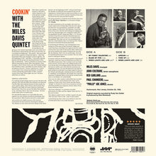 画像をギャラリービューアに読み込む, MILES DAVIS / Cookin' With The Miles Davis Quintet (180g, LP)
