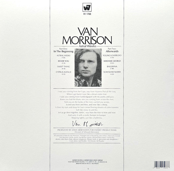 VAN MORRISON / Astral Weeks ( 180g, LP) – TICRO MARKET VAN MORRISON / Astral Weeks ( 180g, LP) – TICRO MARKET