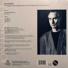 画像をギャラリービューアに読み込む, JON HASSELL / The Surgeon Of The Nightsky Restores Dead Things By The Power Of Sound (LP)
