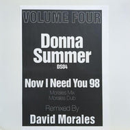 DONNA SUMMER / Now I Need You '98 (Remixed By David Morales) (DS04, 12inch)