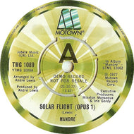 MANDRE /  Solar Flight (Opus I) / Keep Tryin' (Motown, TMG 1089, 7inch)