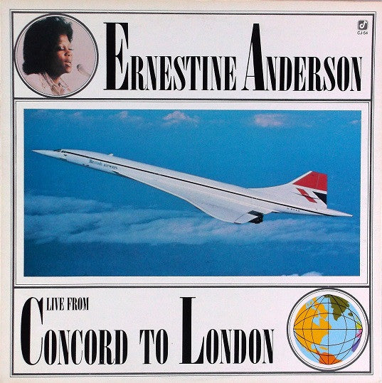 ERNESTINE ANDERSON / Live From Concord To London (CONCORD JAZZ, CJ-54, LP)