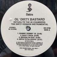 OL' DIRTY BASTARD (O.D.B.) / Return To The 36 Chambers: The Dirty Version Instrumental (Reissue, 2LP)