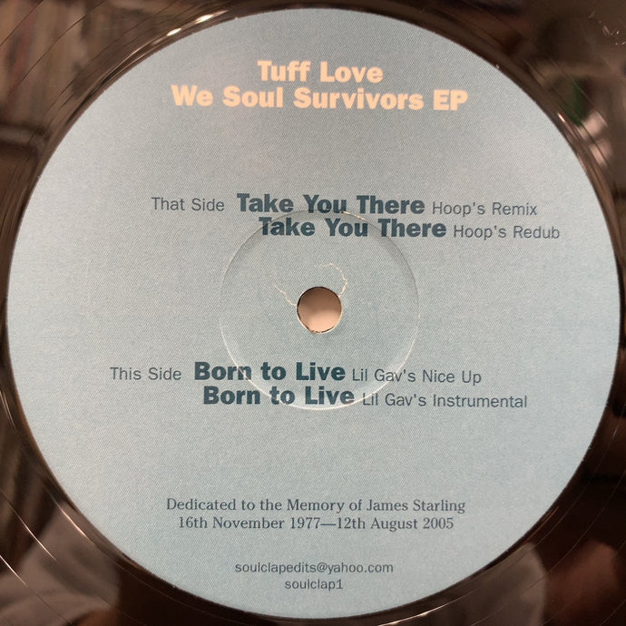 PETE ROCK & C.L.SMOOTH / Tuff Love - We Soul Survivors EP (soulclap1, 12inch)