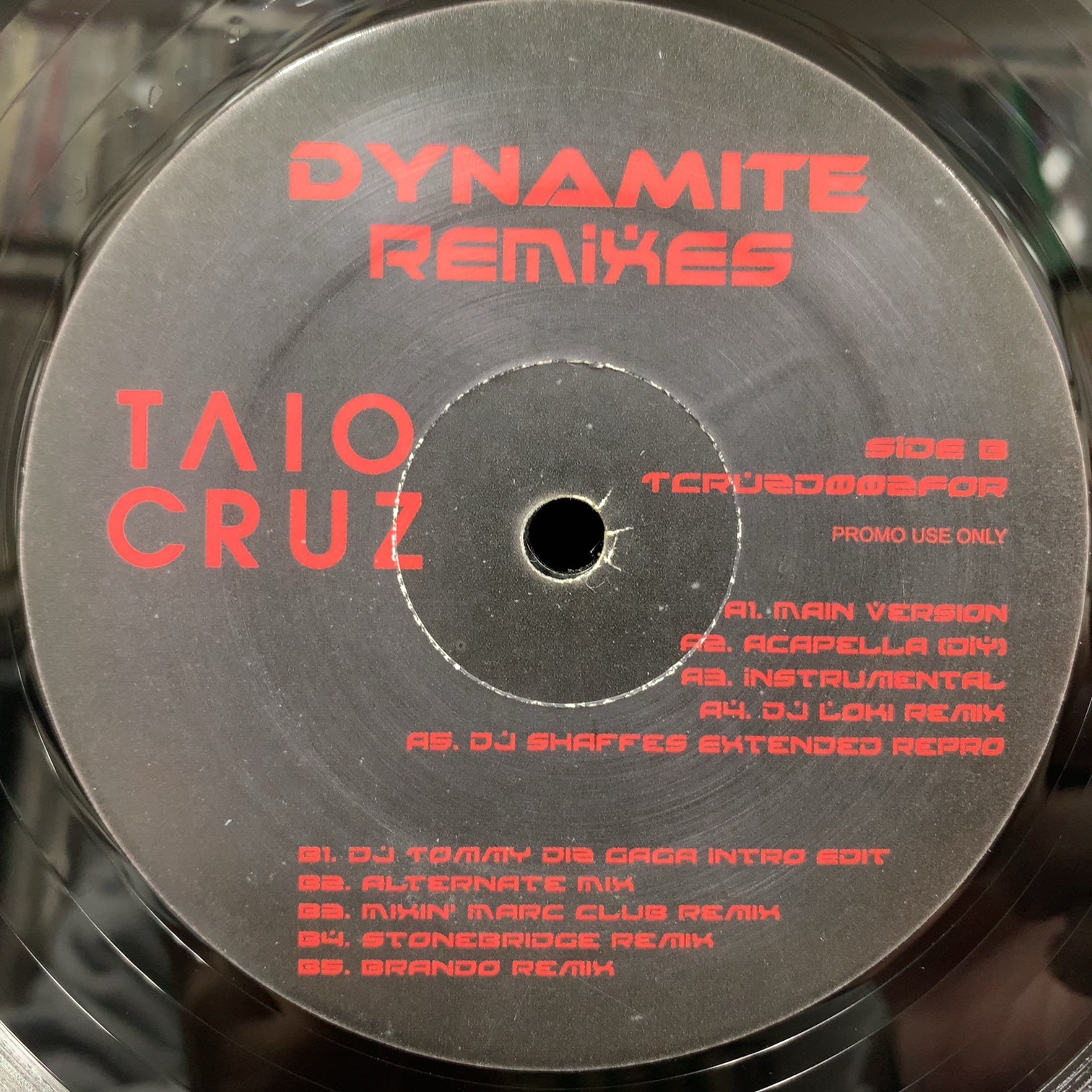 Taio Cruz Dynamite 12インチレコード Taio Cruz Dynamite 12