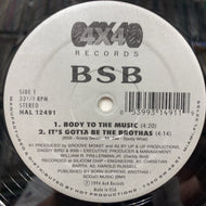 BSB / Body To The Music (HAL 12491, 12inch)