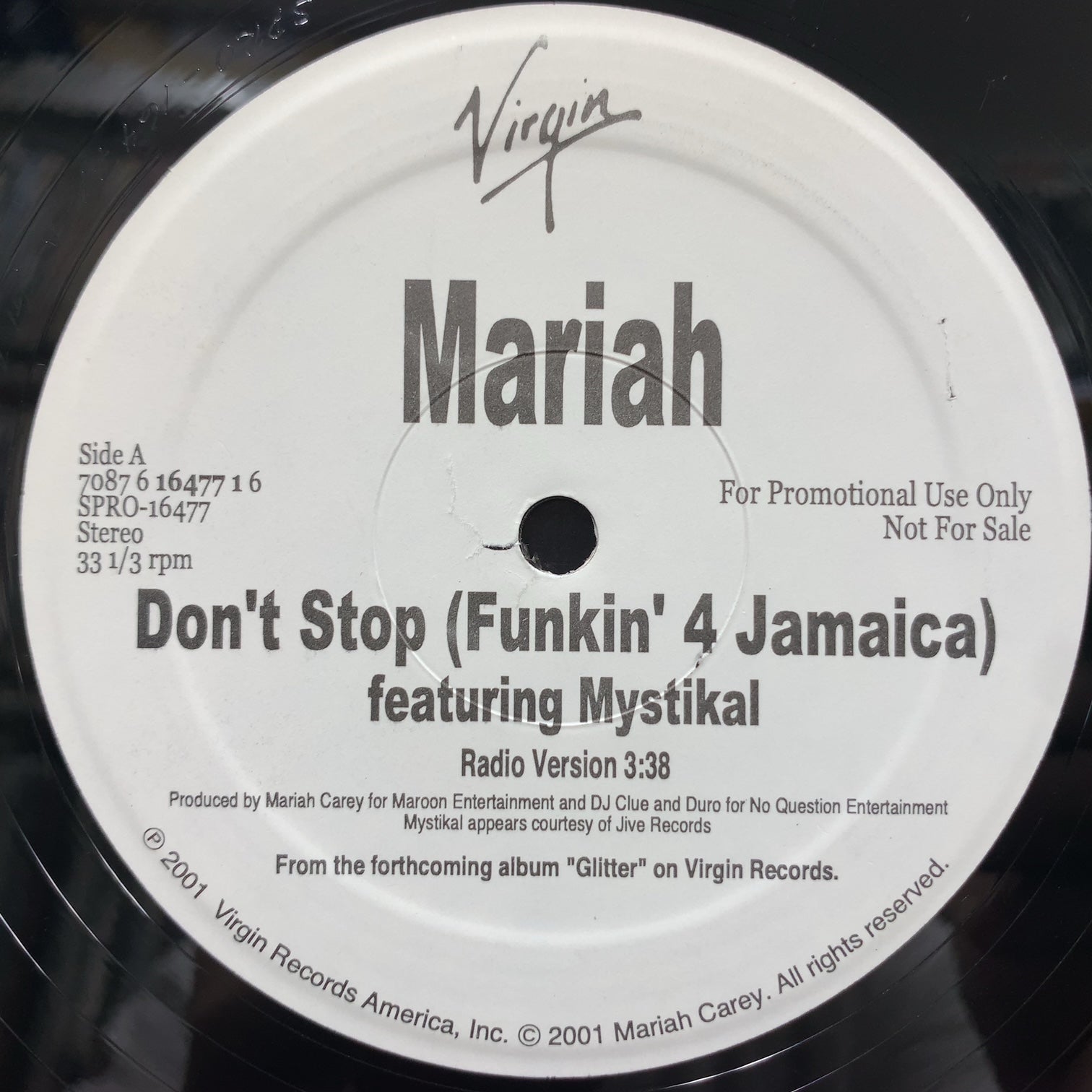 MARIAH CAREY / Don't Stop (Funkin' 4 Jamaica) 7087 6 16477 1