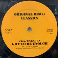 CON FUNK SHUN / Got To Be Enough (ODR1, 12inch)