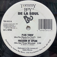DE LA SOUL / Plug Tunin' / Freedom Of Speak (Repress, 12inch)