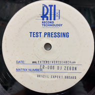 DJ ZEGON / Brazilian Export Breaks (Test Press, LP)
