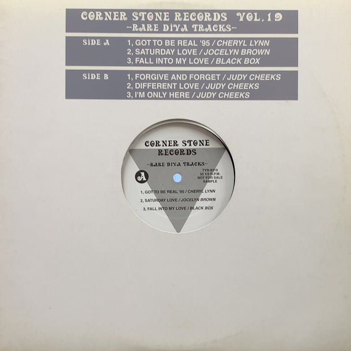 V.A. (JOCELYN BROWN, JUDY CHEEKS) / Corner Stone Records Vol.19 - Rare Diva Tracks (TYR-8319, 12inch)