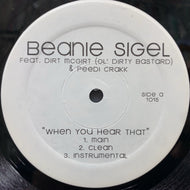 BEANIE SIGEL / When You Hear That (1015, 12inch)