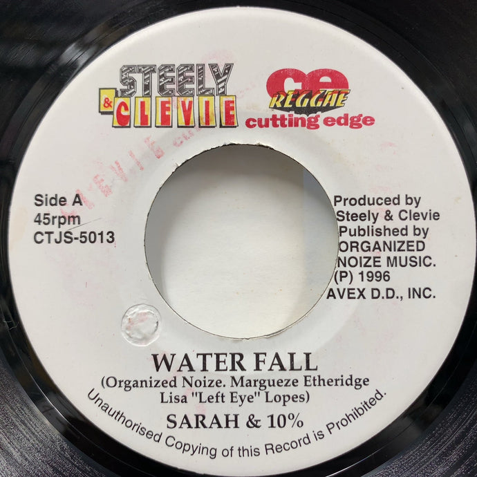 SARAH & 10% / Water Fall (CTJS-5013, 7inch)