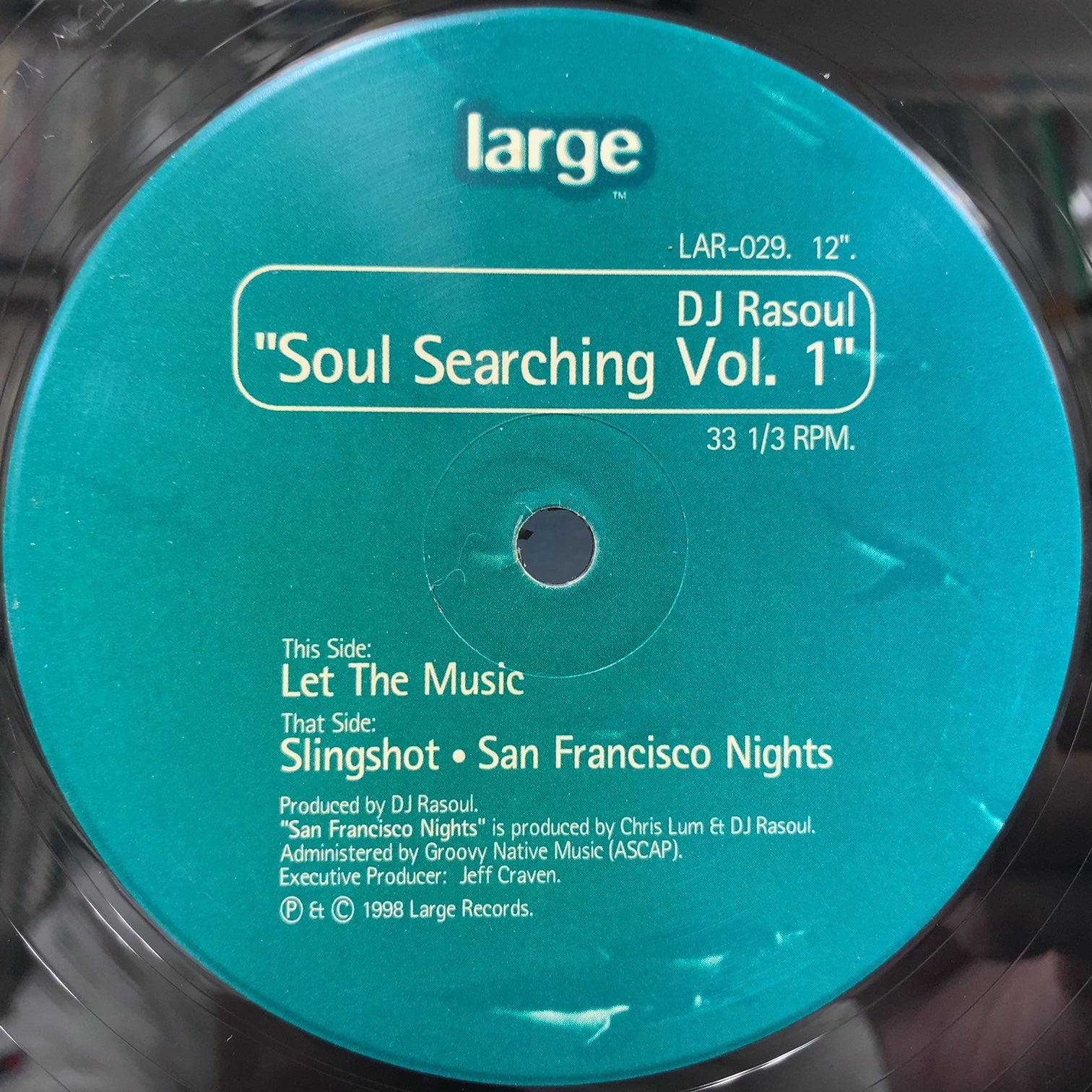 DJ RASOUL / Soul Searching Vol. 1 (LAR-029, 12inch) – TICRO MARKET