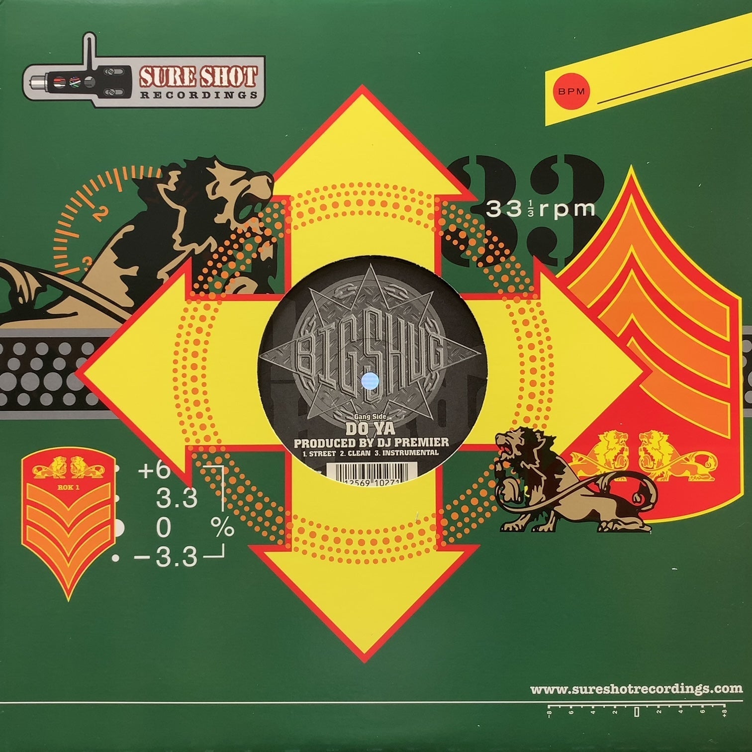 直筆サイン入り Big Shug On The Record / Do Ya BIG SHUG / Do Ya / On The Record (SSR 1027, 12inch) – TICRO MARKET