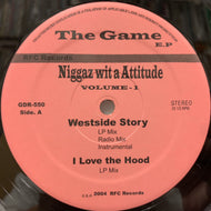 GAME / Niggaz Wit A Attitude Volume-1 (DR-550, 12inch)