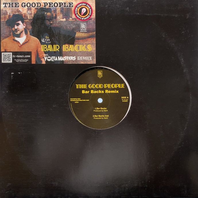 THE GOOD PEOPLE Bar Backs Remix レコード