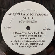 V.A. (FIRST CHOICE) / Acapella Anonymous Vol. 8 (Classics) (DJ 5008, LP)