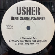 USHER / Here I Stand LP Sampler (USH-101, 12inch)