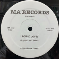 FATBACK BAND - TEENA MARIE / I Found Lovin' /  Need Your Lovin' (MA-1242, 12inch)