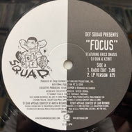 DEF SQUAD / Focus (Reissue, 12inch)