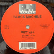 BLACK MACHINE / How-Gee (PLM Records – PLM 1, 12inch)