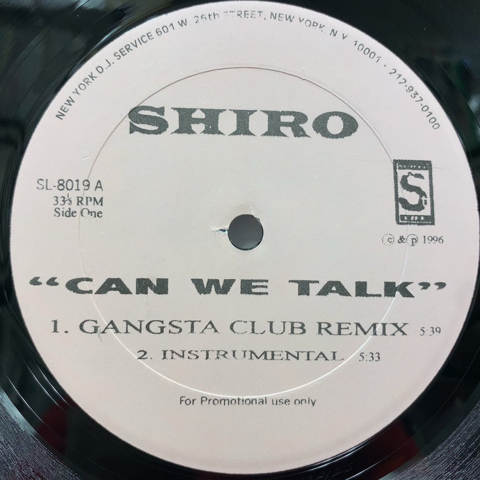 Shiro Can We Talk Gangsta Remix R&B