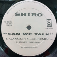 SHIRO / Can We Talk (Street Life, SL-8019, 12inch)