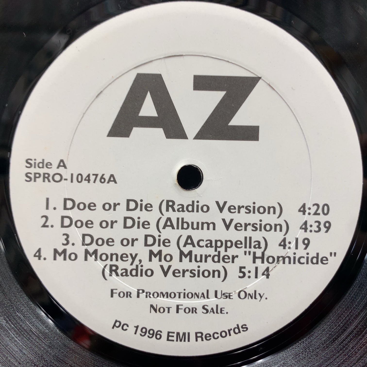 AZ / Doe Or Die (SPRO-10476, 12inch) Promo – TICRO MARKET