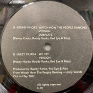 KENNY KNOTS / Watch How The People Dancing / We Try (HJP1, 12inch)